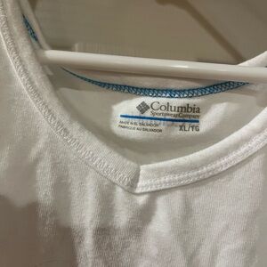 Columbia White Tank Top